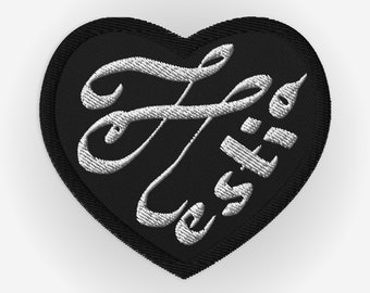 Hestia Embroidered Heart Patch