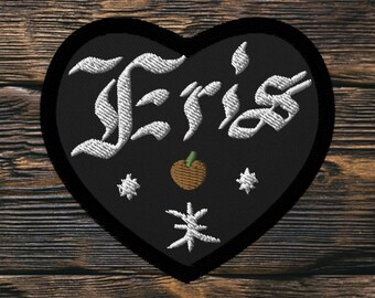 Eris Embroidered Heart Patch