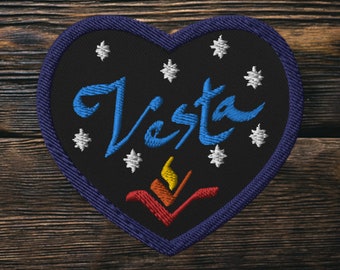 Vesta Embroidered Heart Patch