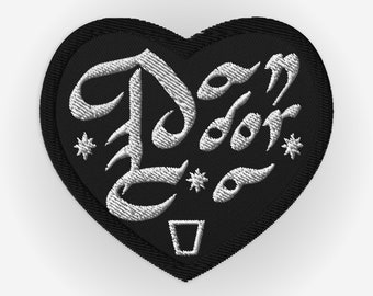 Pandora Embroidered Heart Patch