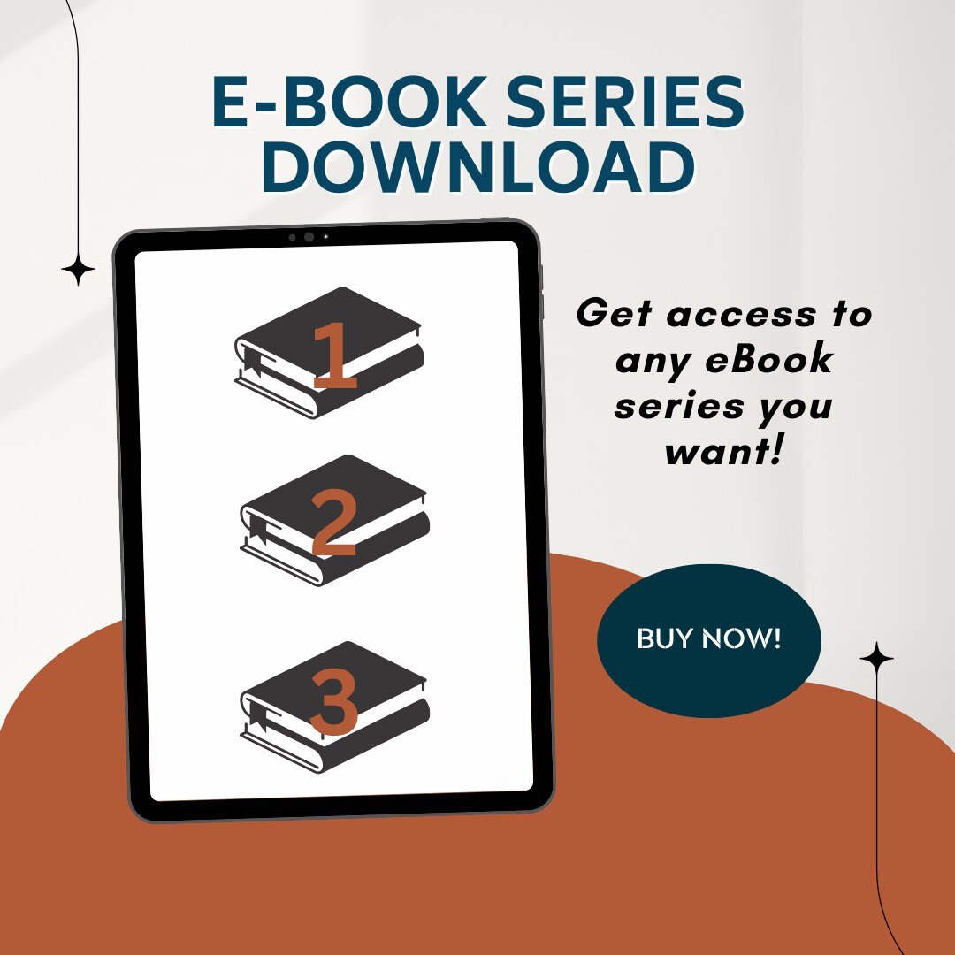Custom Ebook Series Order in Any Language PDF Epub Mobi Kindle Digital Download Rare Books Any