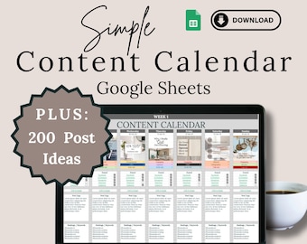 Social Media Content Calendar Google Sheets Social Media Content Planner Social Media Calendar 2024 Social Media Planner Google Sheets