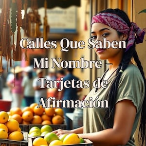 Calles Que Saben Mi Nombre PDF | Cartas de Afirmación Imprimibles | Sanación Latina | Amor Propio | Diario Autoestima