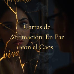 En Paz con el Caos PDF | Cartas de Afirmación Espiritual Imprimibles | Autocuidado Diario | Sanación Mental Latina