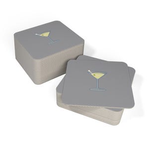 Martini Drink Coasters