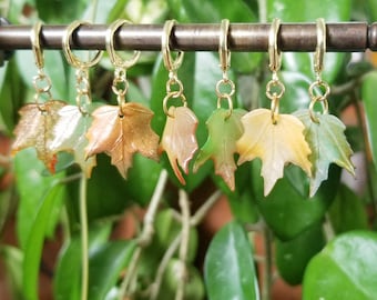 Autumn Dreams Stitch Marker Charm Set