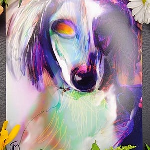 Running with the Wolves – Abstract Wolf Dog Pop Art Print | 8x10 Giclée Wall Art | Hand Signed Digital Illustration