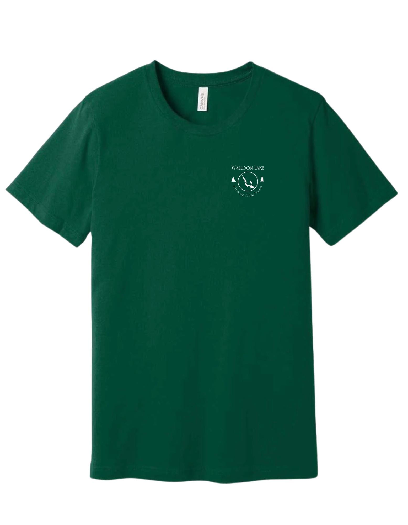 Walloon Lake Tshirt [evergreen], Walloon Lake MI, Walloon Shirt, Walloon Tshirt, Michigan Shirt, Up North Shirt, Walloon Lake Michigan