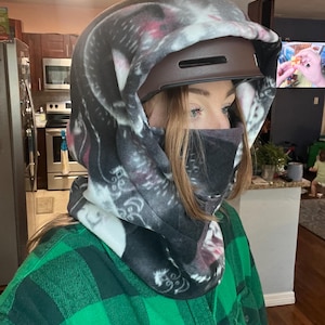 Tarot-Karte Fleece Balaclava - Snowboard/Ski Maske - Funktioniert unter & Über Helm