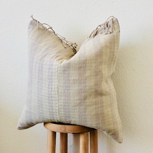 Cotton Fringe Throw Pillow Cover