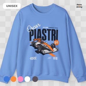 Oscar Piastri Formula 1 Shirt, Formula One Oscar Piastri Sweatshirt, F1 Fan Racing Jumper, Unisex Mclaren team F1 TShirt, F1 Lover Gift Tee