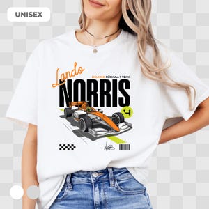 Formula One Lando Norris Tshirt, F1 Lando Norris shirt, Mclaren team Norris T Shirt, F1 champion Tee,  Unisex Mclaren F1 T-Shirt