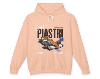 Formula 1 Oscar Piastri Hoodie, Oscar Piastri F1 Racing Fan Gift, Sweatshirt, Race Car Enthusiast, Track Day Apparel, Grand Prix Jumper