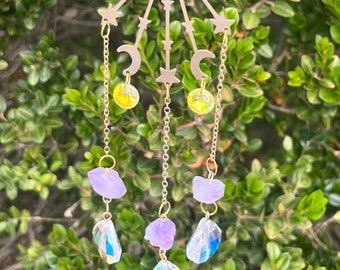 Raw Amethyst Sun Catcher