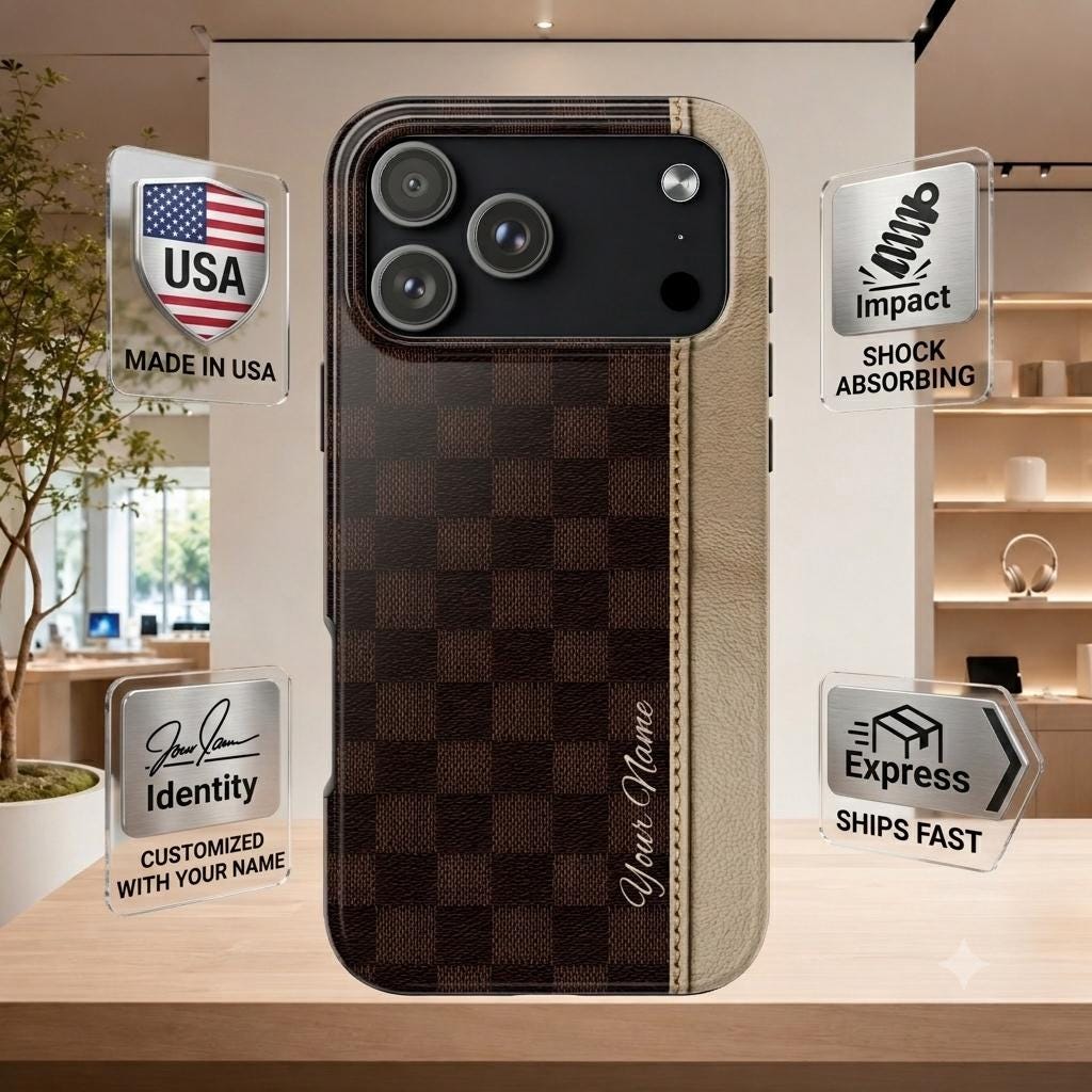 Louis Vuitton iPhone 14 Pro Max Case - Etsy