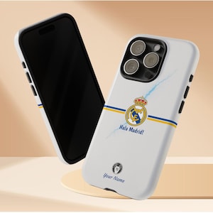 Personalized Real Madrid Fans Tough Smartphone cases (for iPhone, Samsung and Google Pixel)