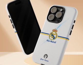 Personalized Real Madrid Fans Tough Smartphone cases (for iPhone, Samsung and Google Pixel)