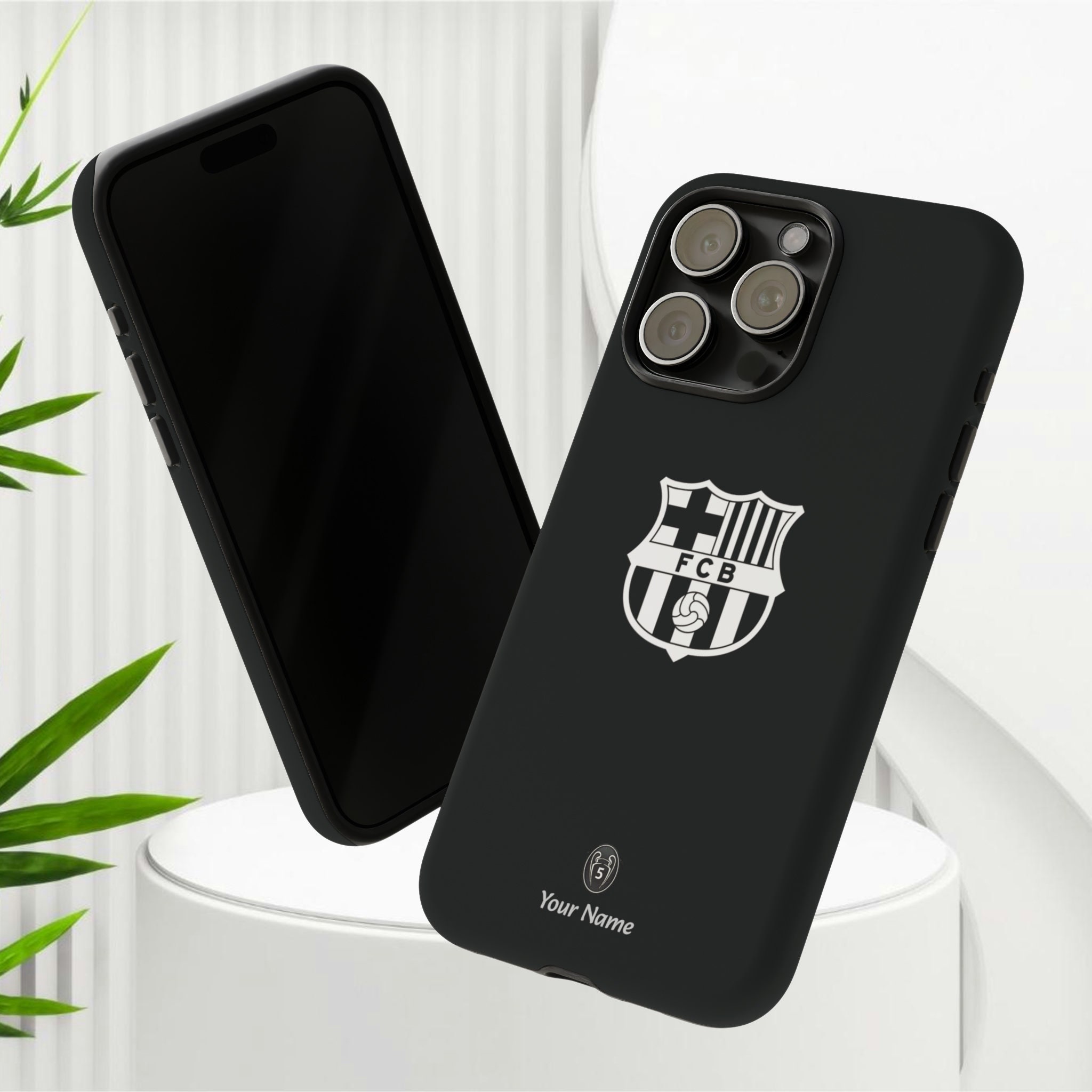 FC Barcelona IPhone 12/12 Pro Hülle – Blaue Streifen, Offizielle Lizenz, Silikon Flexibel