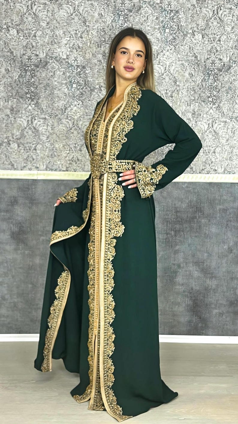 Premium Kaftan - Dunkelgrün