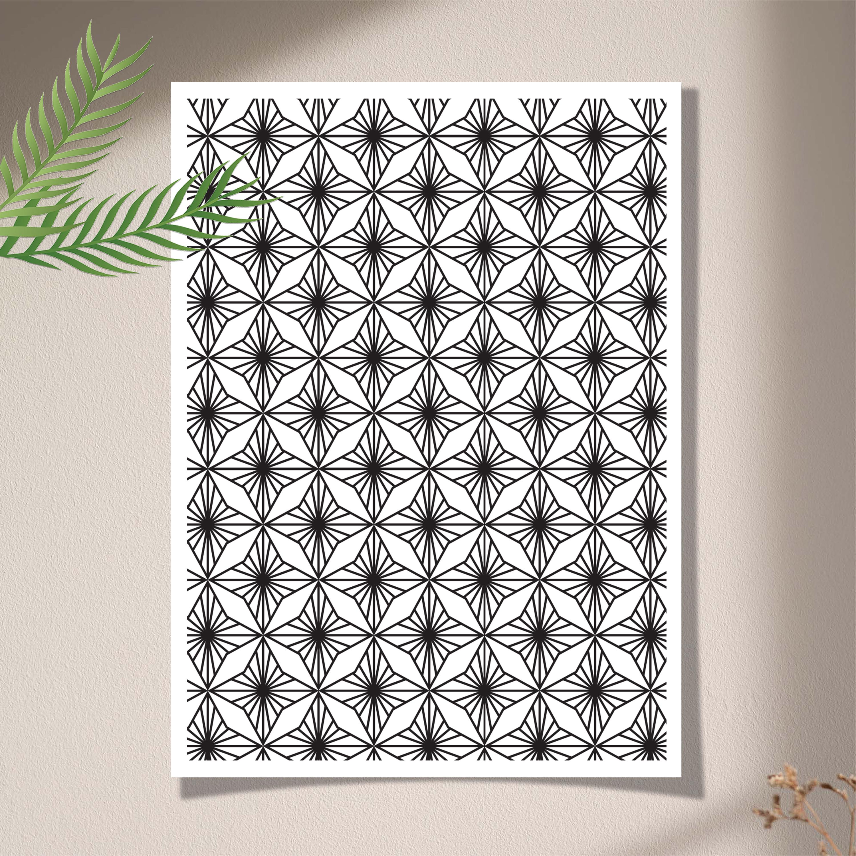 10 Geometric Digital Paper, Geometric Seamless Digital Papers ...