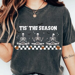 is The Season Halloween Sweatshirt,Halloween Sweatshirt,Spooky Season,Coffee Shirt,Halloween Design Shirts,Halloween Gift,Halloween Matching
