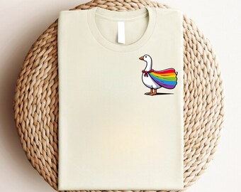 Rainbow Goose LGBTQ Pride Shirt