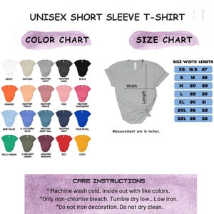 a t - shirt with different colors and sizes