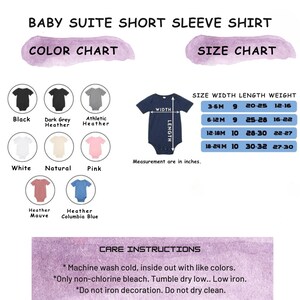 the instructions for how to make a baby bodysuit