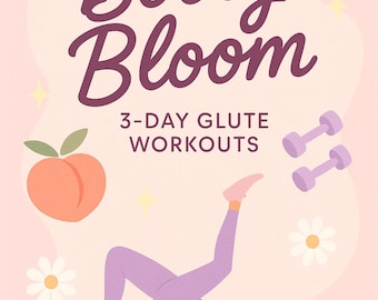 Booty Bloom – 3-dniowy plan treningu pośladków