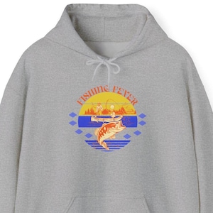 Fishing Fever Hoodie: Unisex Lake Lover Sweatshirt