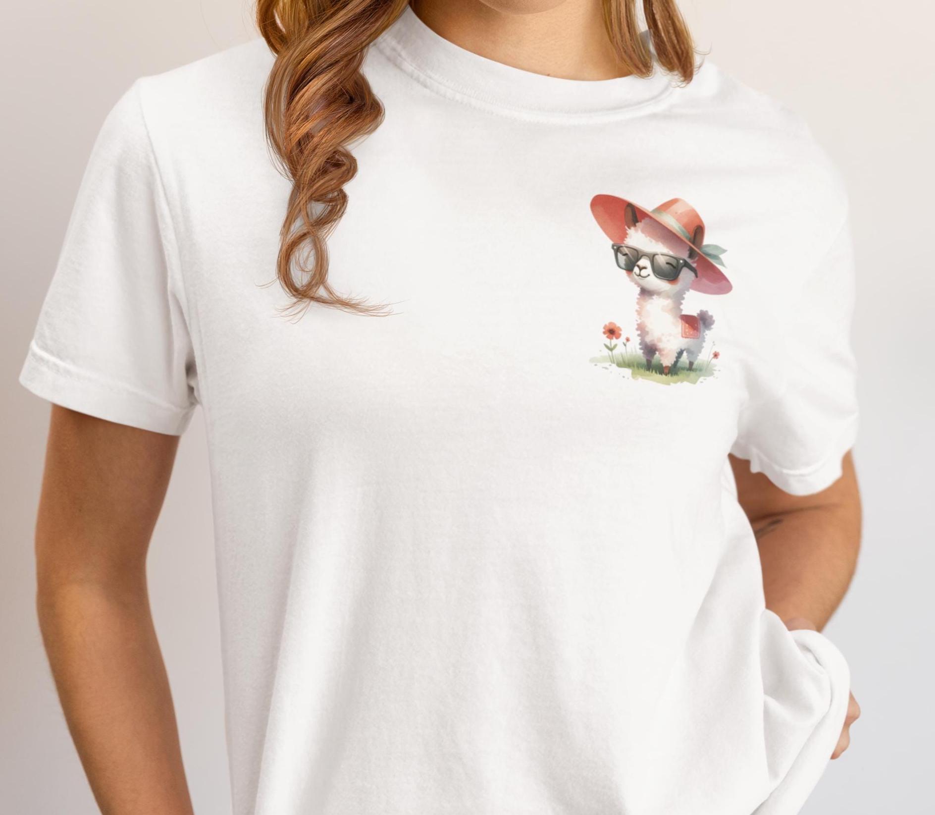 Alpaca Summer Vacation T-Shirt: Ocean Cruise Unisex Tee