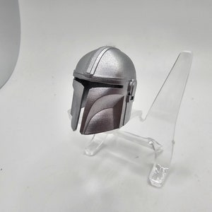 Star Wars The Mandalorian Helmet! Black Series scale or larger! Scaleable with keychain option!