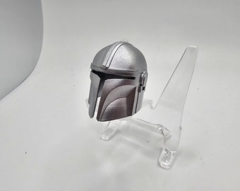 Star Wars The Mandalorian Helmet! Black Series scale or larger! Scaleable with keychain option!