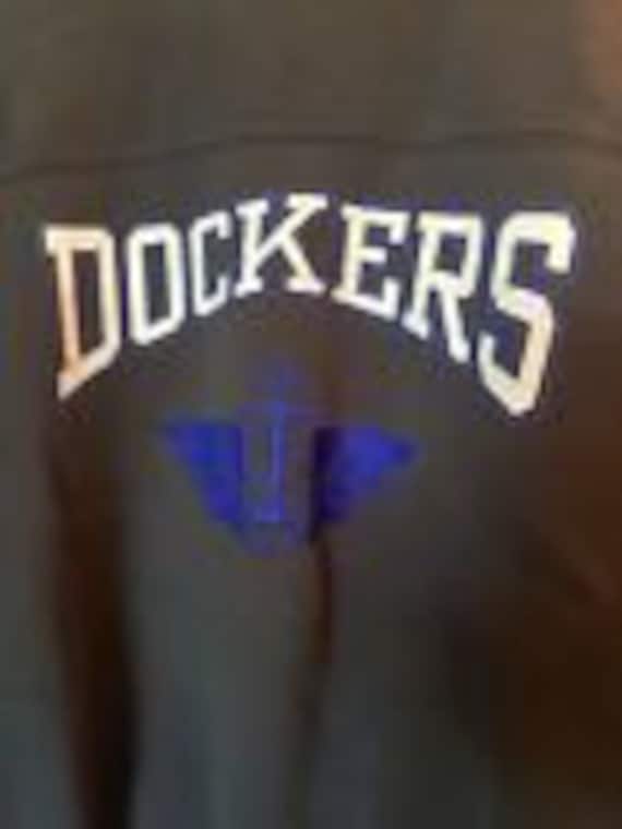 Vintage 90s Era Y2k Dockers Logo Sweatshirt Women… - image 1