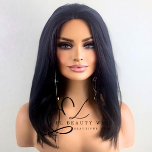 Tessa - 18&quot; Human Hair Blend Lace Front WIG