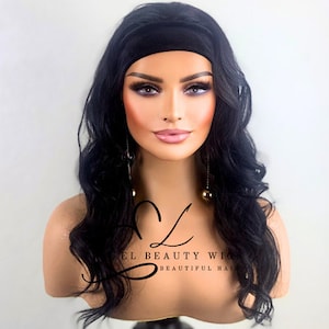 Juliette - 18&quot; Human Hair Blend Headband WIG