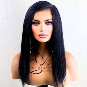 Katalina - 16&quot; Human Hair Blend Lace Front WIG