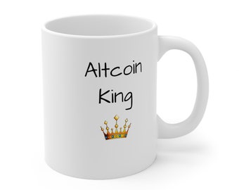 Mug Crypto Mug en céramique 11 oz Altcoin King