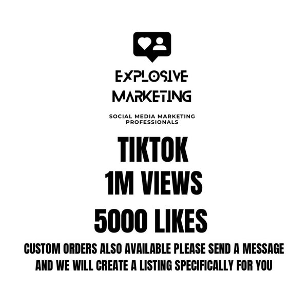 TIKTOK MARKETING - Vistas y Me gusta - Entrega rápida