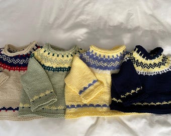 Suéter de punto para niño pequeño