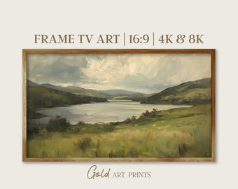 Scottish Highland Landscape Oil Painting Art (Digital Download)