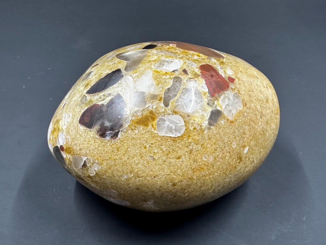 Polished Michigan Pudding Stone - Red Jasper, Chert & Quartz Inclusions ...