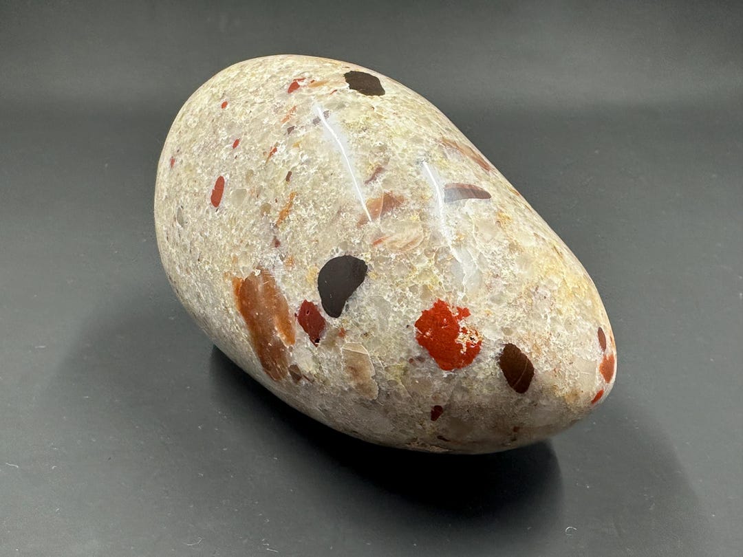 Polished Michigan Pudding Stone - Red Jasper, Chert & Quartz Inclusions ...