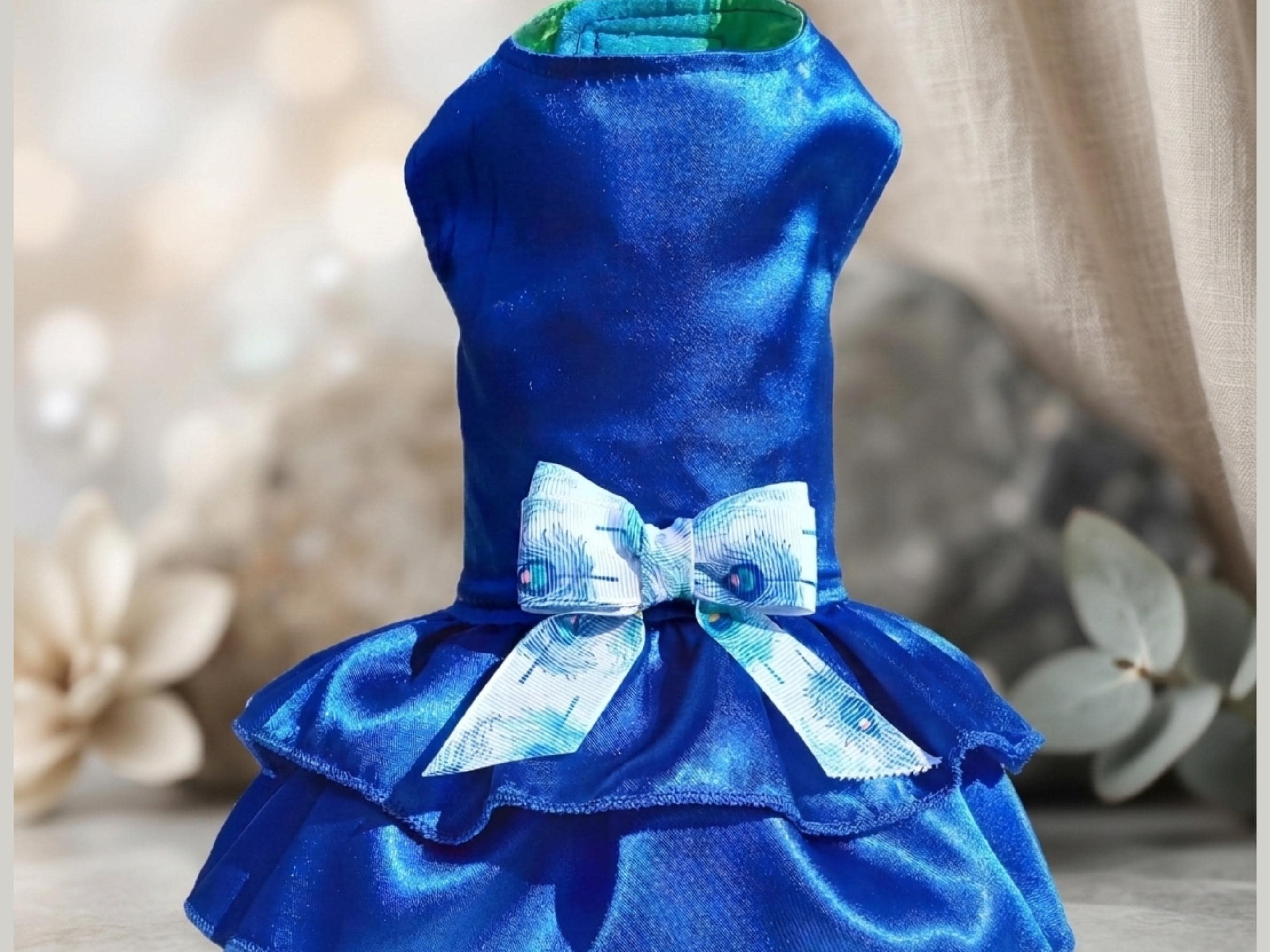Golden Retriever Puppy Royal Blue Dog Dress Wedding Dresses For Dogs  Oh  My Glad