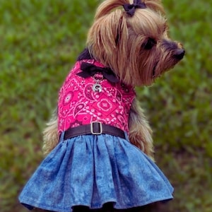 Pink Dog Dress - Etsy