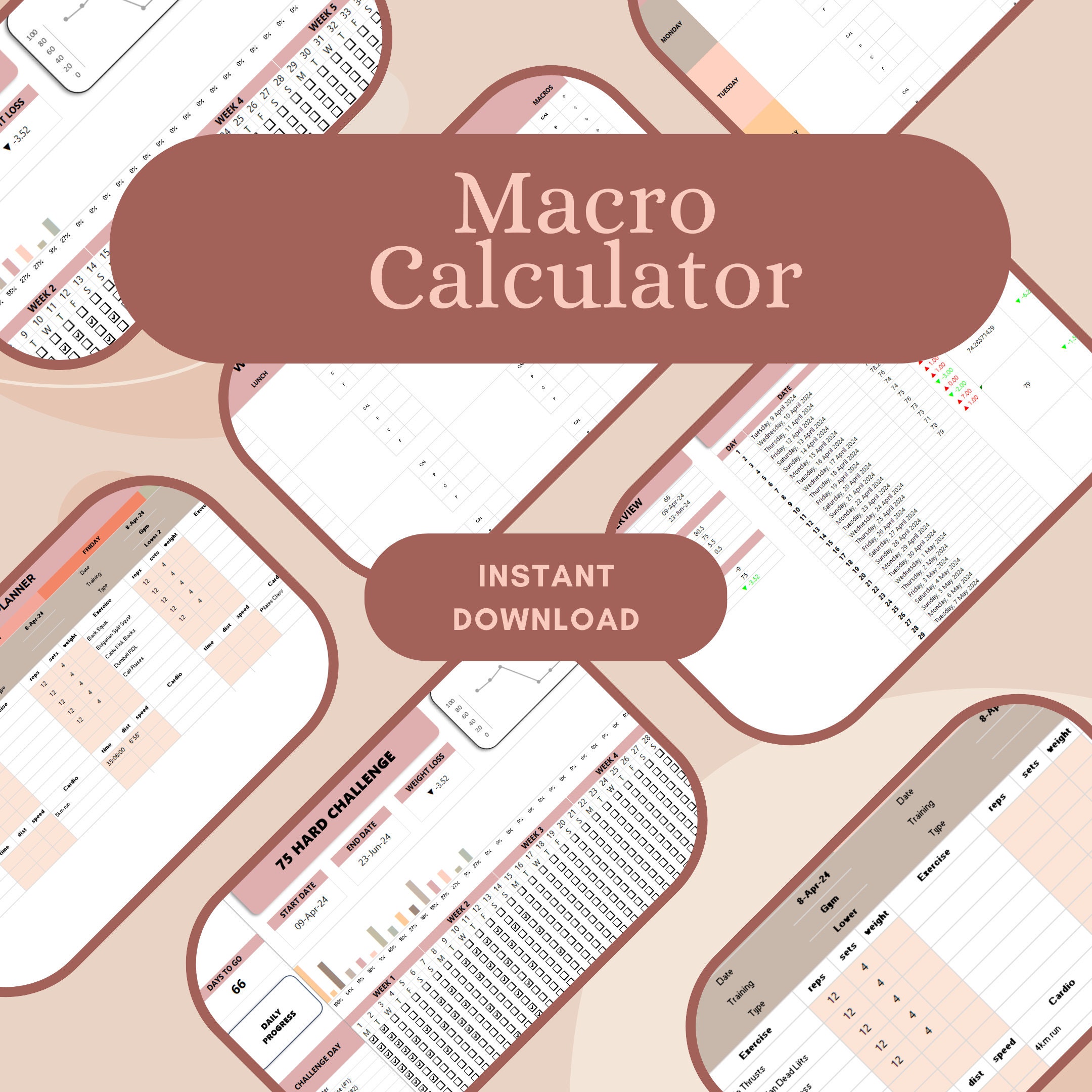 Personalised Macro Calorie Calculator. Diet and Meal Plan ...