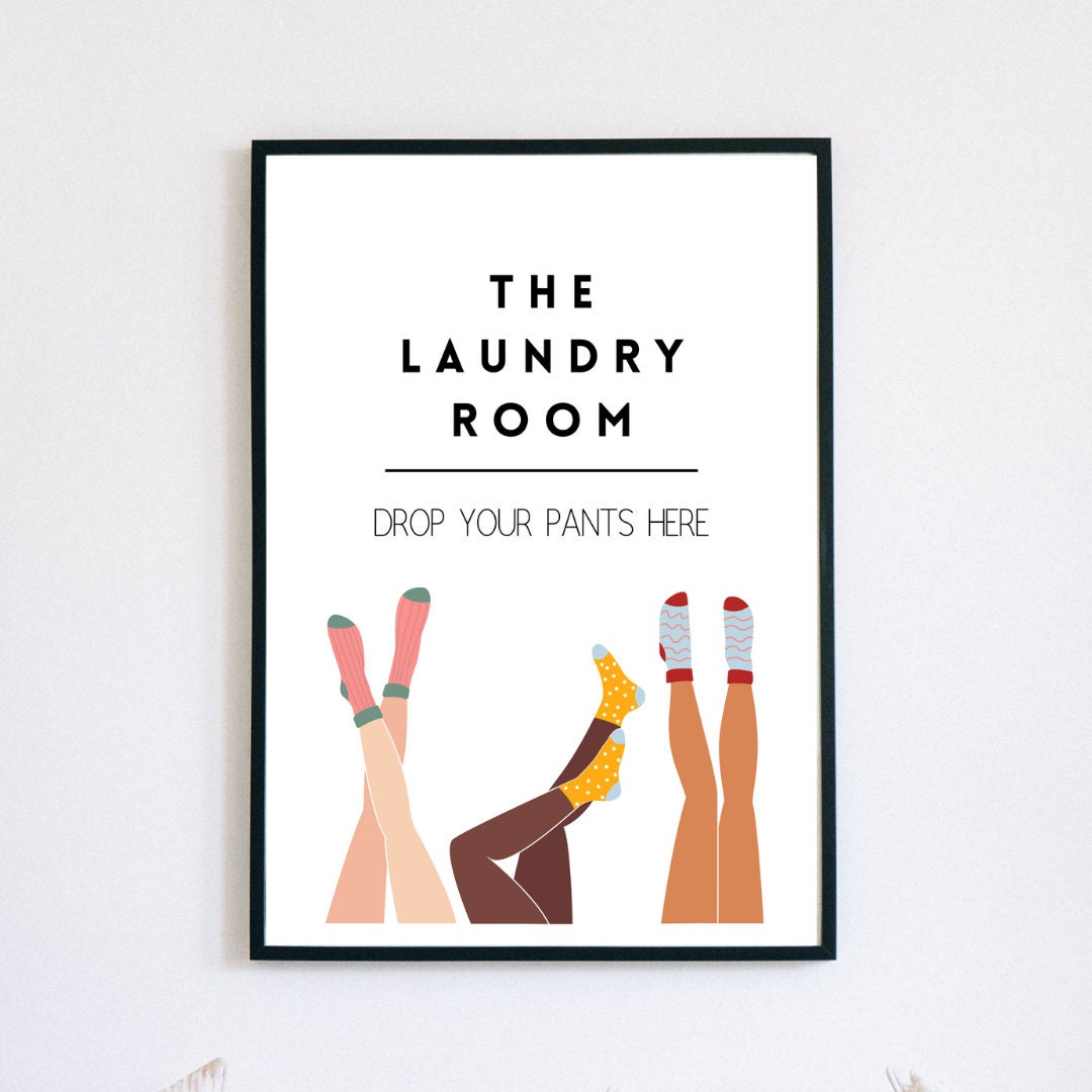 Laundry Digital Print. Laundry Wall Art. Laundry Wall Decor. Printable