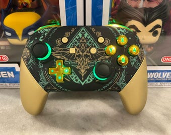 Controlador NS Pro LED personalizado "Totem of Kingdom"