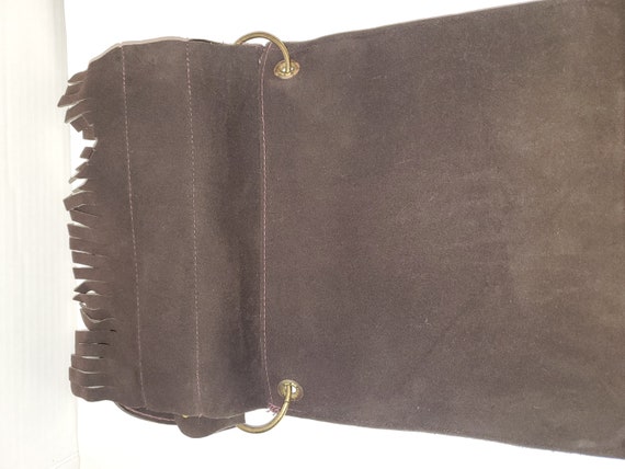 Vintage Leather Native American Handmade Satchel … - image 3