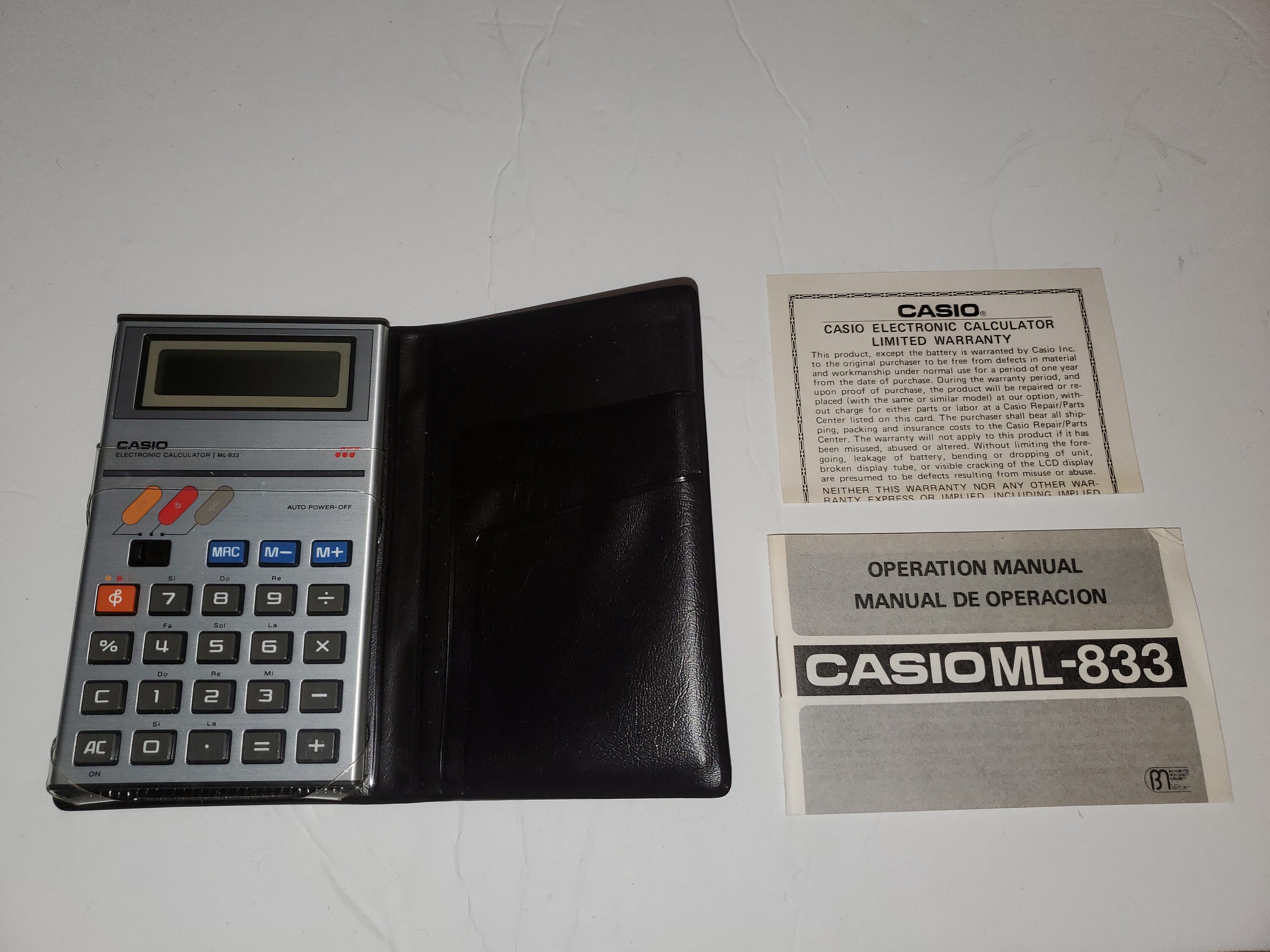 1980's NOS Casio Musical Calculator Unused Etsy